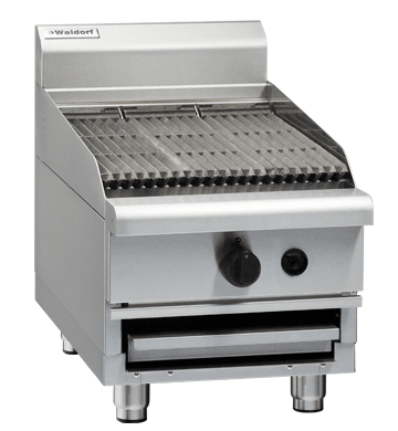 Waldorf 800 Series Chl8450G B 450Mm Gas Chargrill Low Back Version Bench Model - Whisk Hospitality - CHL8450G-B