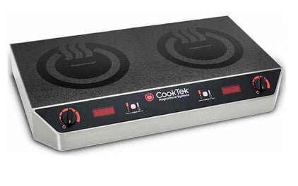 Cooktek Heritage MC3502S Dual Hob Induction Cooktop - Whisk Hospitality - 839840