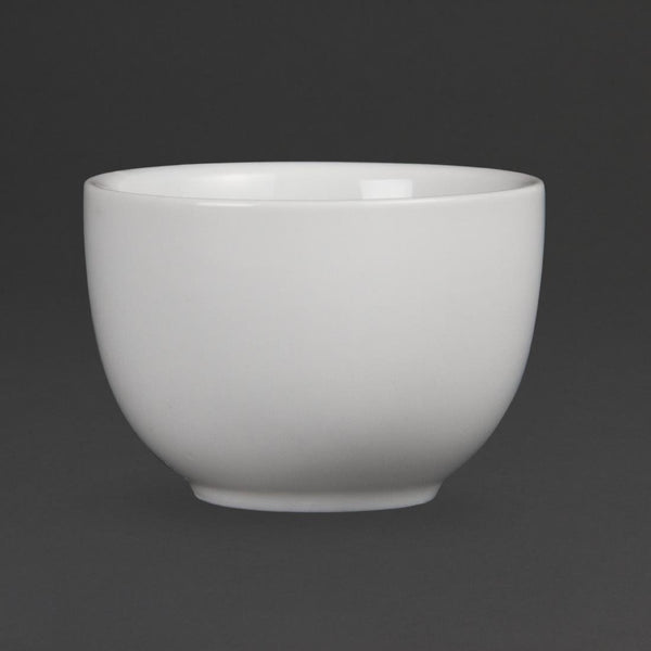 Olympia Whiteware Chinese Tea Cup - 70mm 2 3/4" 110ml 3.9oz (Box 12) CB495 - Whisk Hospitality - CB495