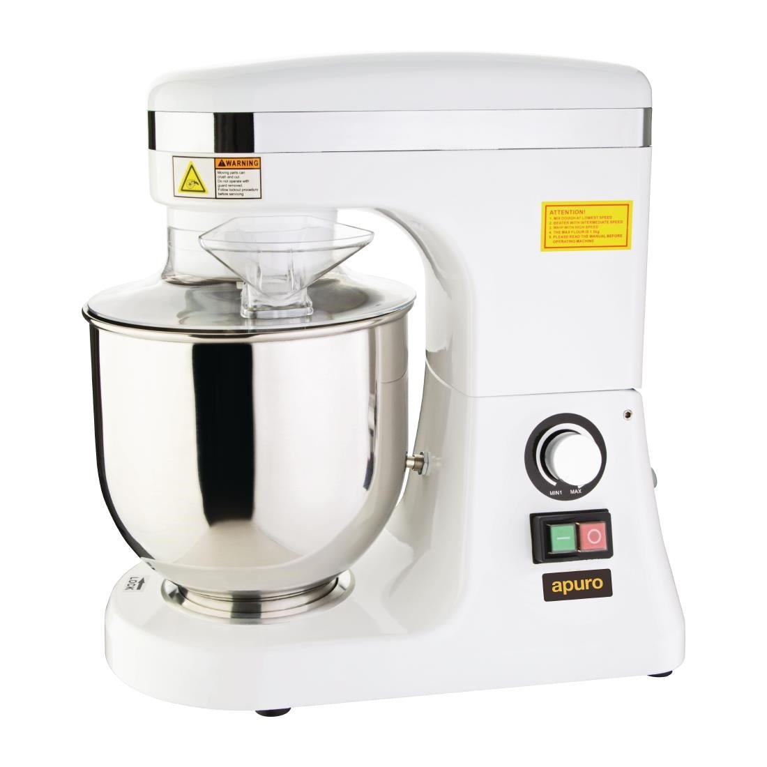 Apuro Planetary Mixer White - 7Ltr DB266 - A - Whisk Hospitality - DB266-A