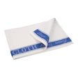 EDLP - Vogue Glass Cloth Linen Union Blue Border - 760x510mm E911 - Whisk Hospitality - E911