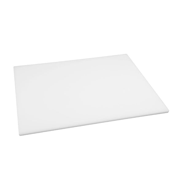 Hygiplas Low Density Chopping Board White - 305x229x12mm GH795 - Whisk Hospitality - GH795