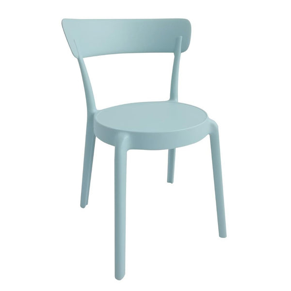 Bolero Mila Caf‚© Chairs Icy Blue (Pack 2) DX973 - Whisk Hospitality - DX973