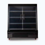 Bromic Semi Vertical Display Fridge - 1250mm - 2 Doors - Hinged - Whisk Hospitality - SVM1250HD-NR