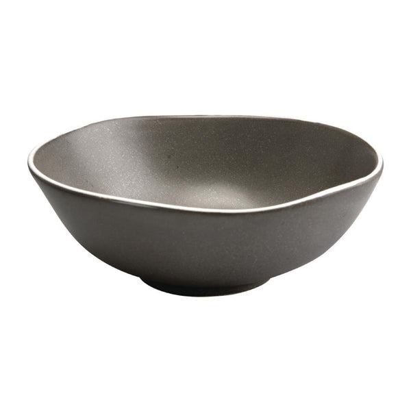 Olympia Chia Charcoal Deep Bowl 210x80(H)mm 8.25x3.2" 1250ml 44oz (Box 6) DR816 - Whisk Hospitality - DR816