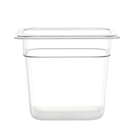 Gastronorme Pan - PolyCarbonate - 1/6 - Clear / 150mm - Whisk Hospitality - 388633