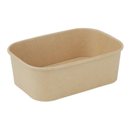 Fiesta Recyclable Rectangular Food Container - 750ml (Pack 300) HW622 - Whisk Hospitality - HW622