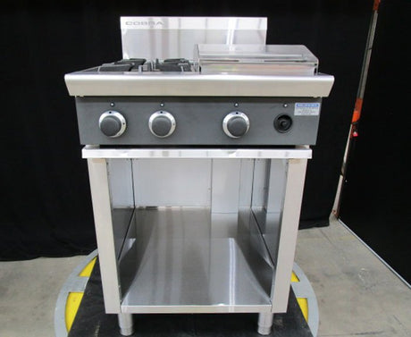 Cobra C6CF-N 600mm Two Burner / Griddle Gas Cooktop - Whisk Hospitality - 3PA-8767-DHT-2402490
