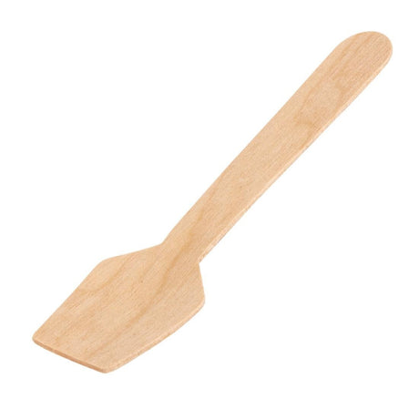 Fiesta Compostable Birch Wooden Ice Cream Scoop - 96mm (Pack 100) DK399 - Whisk Hospitality - DK399