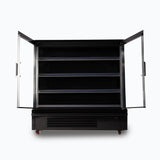 Bromic Semi Vertical Display Fridge - Gondola - 1580mm - 2 Doors - Hinged - Whisk Hospitality - SVM1580HD-NR