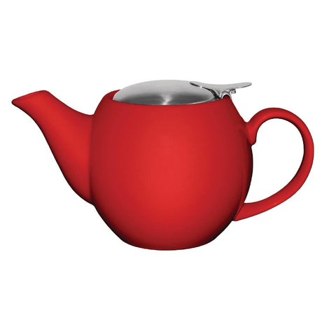 Olympia Cafe Teapot Red - 510ml (Box 1) GM594 - Whisk Hospitality - GM594