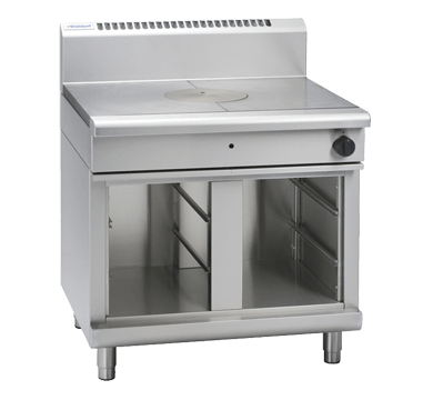 Waldorf 800 Series Rn8100G Cb 900Mm Gas Target Top Cabinet Base - Whisk Hospitality - RN8100G-CB