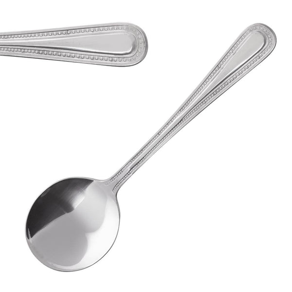 Olympia Bead Soup Spoon St/St (Box 12) C131 - Whisk Hospitality - C131