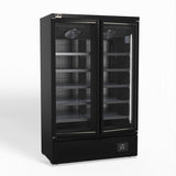 AG Supermarket Two Glass Doors Upright Display Fridge - 1000 Litre CSB1000 - Whisk Hospitality - CSB1000