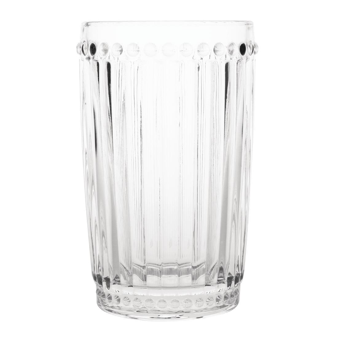Olympia Baroque Hi Ball Clear - 395ml (Box 6) CW396 - Whisk Hospitality - CW396