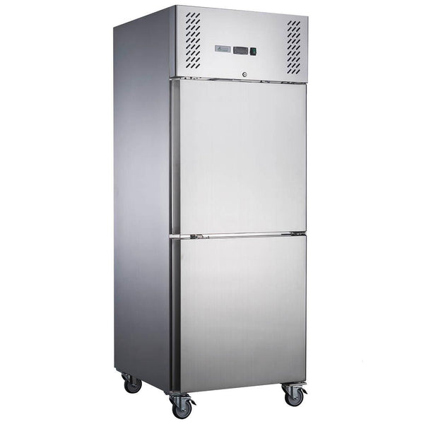 FED-X S/S Two Door Upright Fridge - XURC650S1V - Whisk Hospitality - XURC650S1V