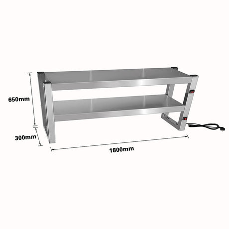 Benchstar Commercial Food Warmer with 10 Lamps – FW10L - 182 - Whisk Hospitality - FW10L-182