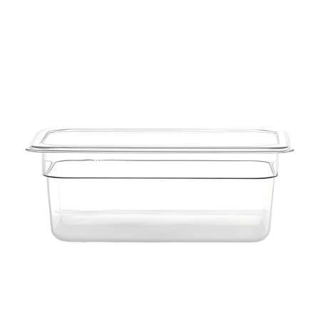 Gastronorme Pan - PolyCarbonate - 1/4 - Clear / 100mm - Whisk Hospitality - 400662