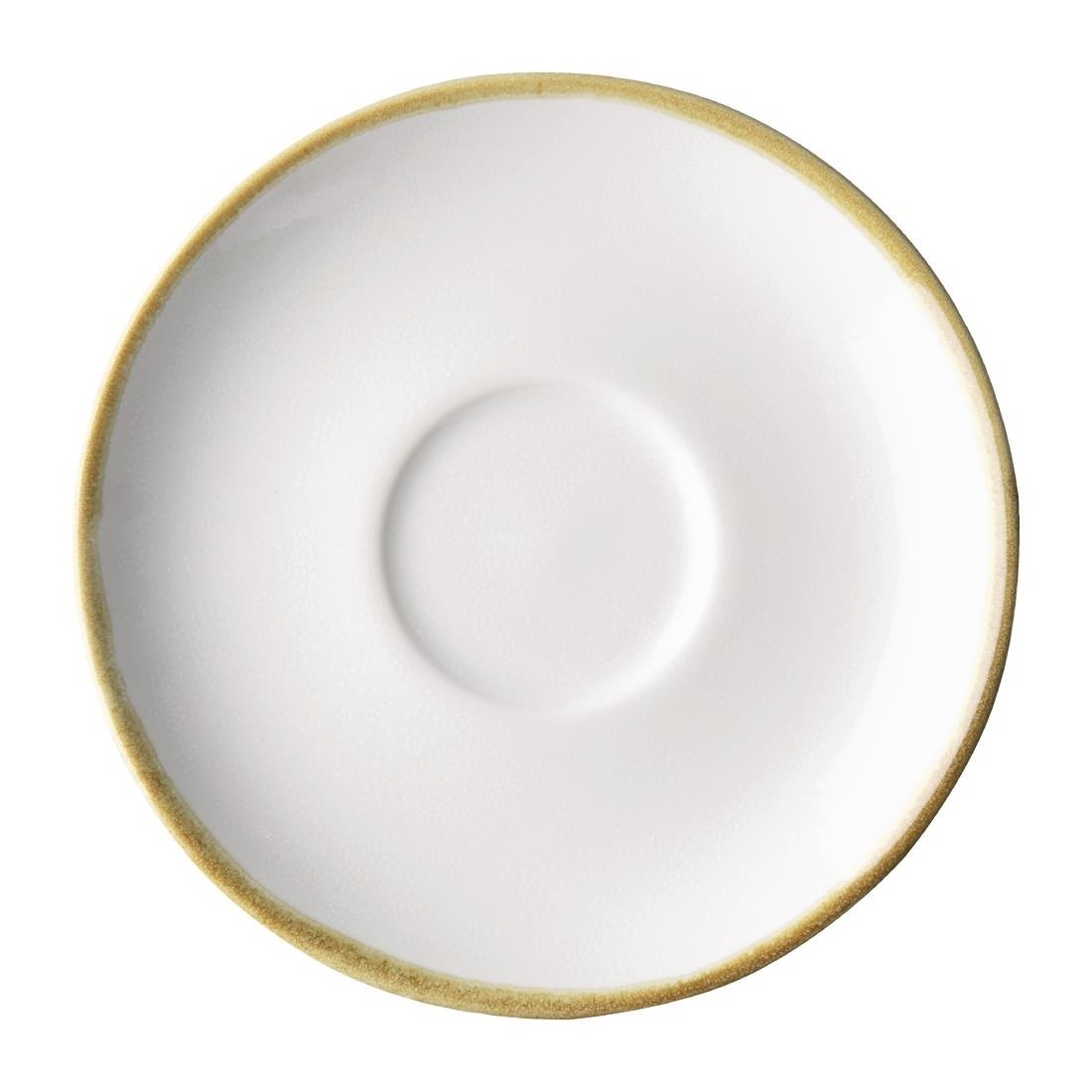 Olympia Kiln Chalk Saucer (for FB988) - 140mm (Box 6) FB989 - Whisk Hospitality - FB989