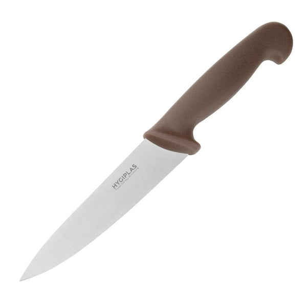 Hygiplas Cooks Knife Brown - 155mm 6 1/4" FX115 - Whisk Hospitality - FX115