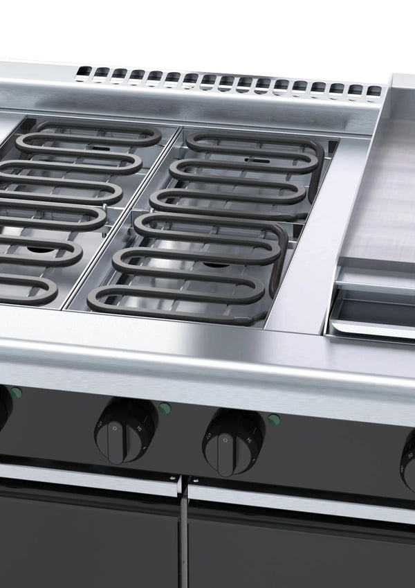 Waldorf Bold Rnlb8603E Cd 900Mm Electric Cooktop Low Back Version Cabinet Base - Whisk Hospitality - RNLB8603E-CD