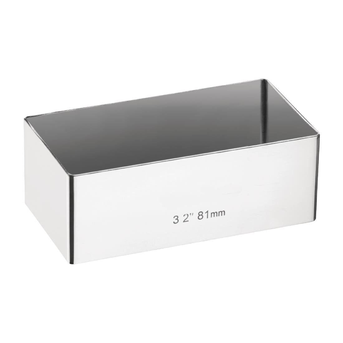 Mini Mould Rectangular St/St E062 - Whisk Hospitality - E062