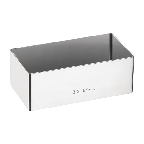 Mini Mould Rectangular St/St E062 - Whisk Hospitality - E062