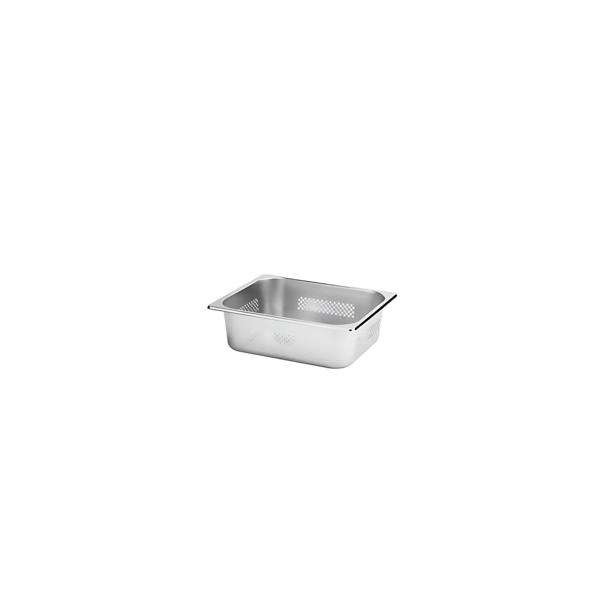Perforated Gastronorme Pan - S/S - 1/2 / 20mm - Whisk Hospitality - 400659