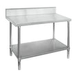 WBB6 - 2400/A Workbench with Splashback - Whisk Hospitality - WBB6-2400/A
