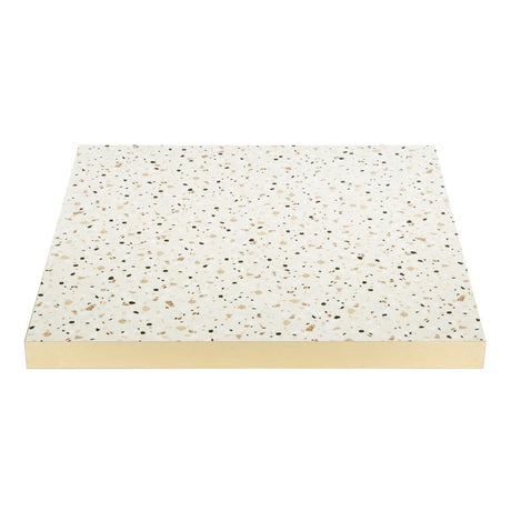 Bolero Terrazzo Style Square Table Top - 700mm FU519 - Whisk Hospitality - FU519