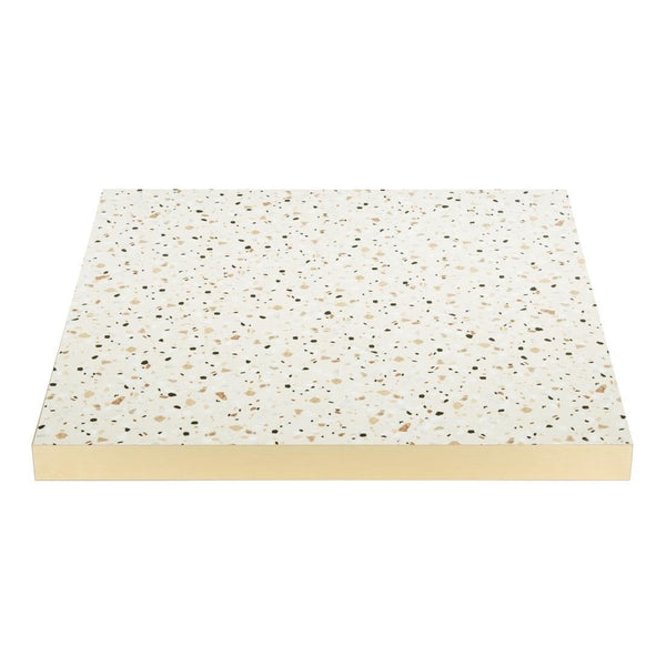 Bolero Terrazzo Style Square Table Top - 700mm FU519 - Whisk Hospitality - FU519