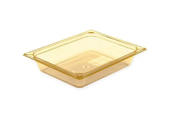10421B13 – Half Size High Heat Amber Pan, 102mm Deep - Whisk Hospitality - 10421B13