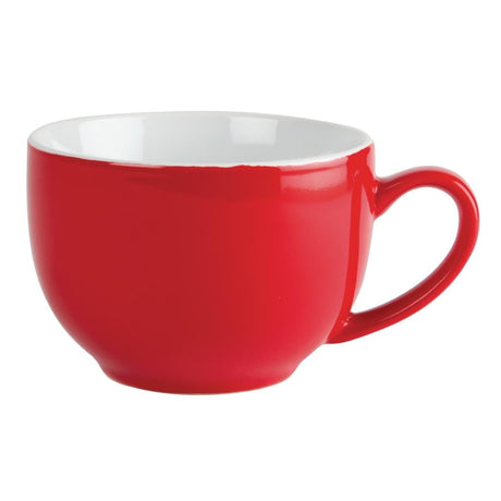 Olympia Cafe Cappuccino Cup Red - 340ml (Box 12) GK076 - Whisk Hospitality - GK076