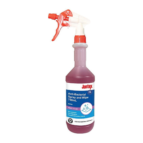 Jantex Anti - Bacterial Spray and Wipe RTU - 750ml HU549 - Whisk Hospitality - HU549