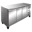 FE3100BT S/S Three Door Bench Freezer 231L - Whisk Hospitality - FE3100BT