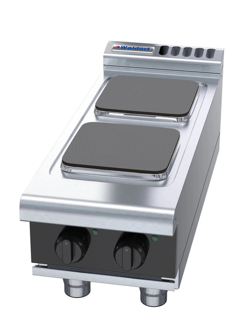 Waldorf Bold Rnlb8200Se B 300Mm Electric Cooktop Sealed Hobs Low Back Version Bench Model - Whisk Hospitality - RNLB8200SE-B