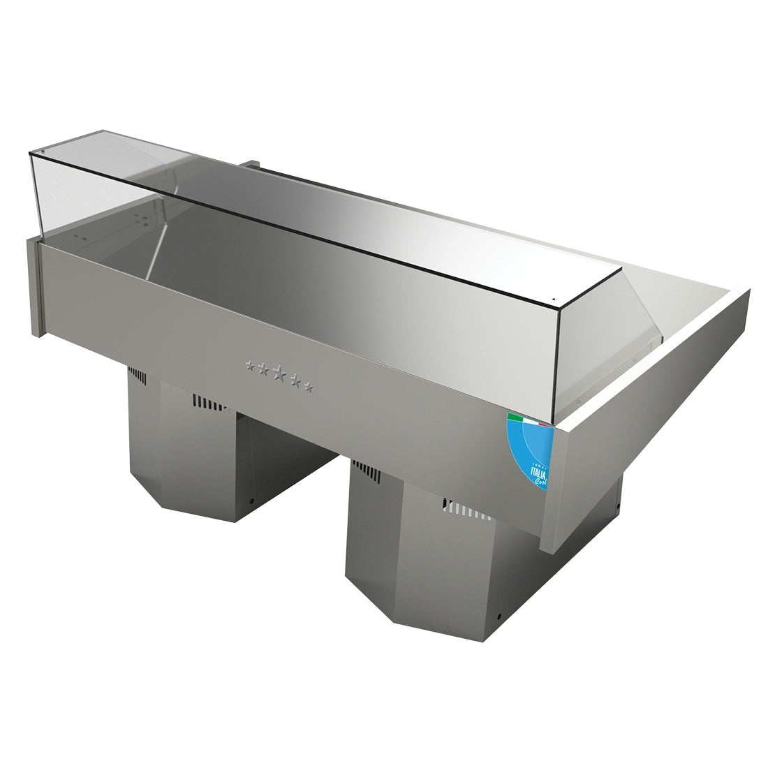 Multiplexable Serve-over Refrigerated Fish Open Display - FSG2000 - Whisk Hospitality - FSG2000
