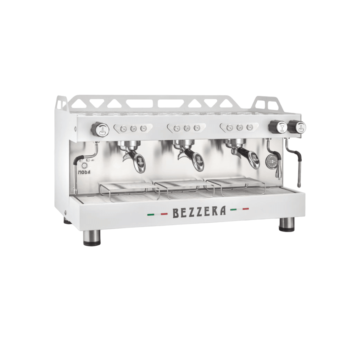 BEZZERA MODA DE 3 Group Espresso Machine White MODADE3W - Whisk Hospitality - MODADE3W