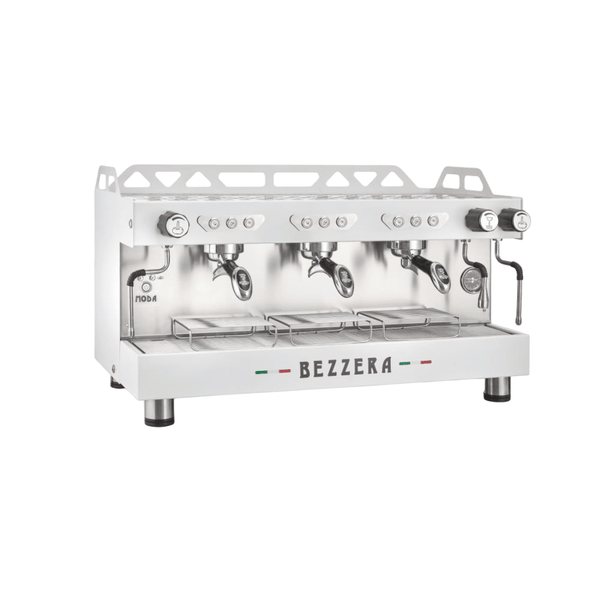 BEZZERA MODA DE 3 Group Espresso Machine White MODADE3W - Whisk Hospitality - MODADE3W