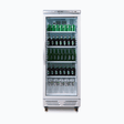 Bromic Upright Display Fridge - 290L - 1 Door - Flat Glass - Whisk Hospitality - GM0300-NR