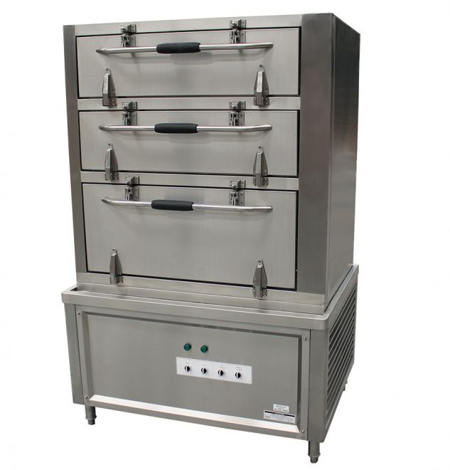 Oxford 3DFS-930 3 Door Steamer - Whisk Hospitality - 3PA-7767-3DFS-930