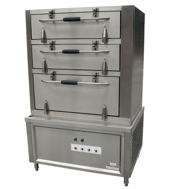 Oxford 3DFS-930 3 Door Steamer - Whisk Hospitality - 3PA-7767-3DFS-930