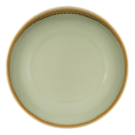 Olympia Kiln Moss Coupe Plate - 228mm 9" (Box 6) SA283 - Whisk Hospitality - SA283