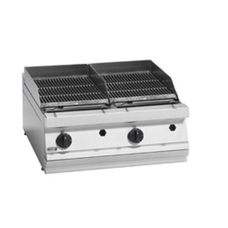 Fagor 700 series - LPG charcoal 2 grid grill BG7 - 10LPG - Whisk Hospitality - BG7-10LPG