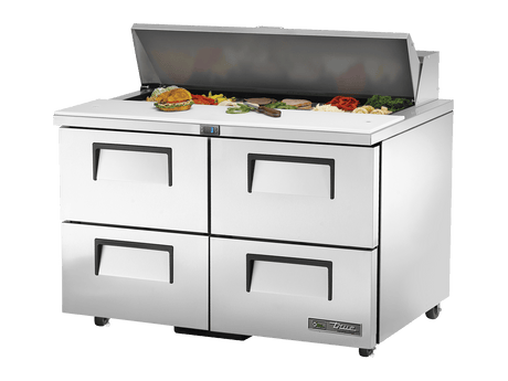 True Refrigeration Four Drawer Sandwich/Salad Unit - TSSU - 48 - 12D - 4 - HC - Whisk Hospitality - TSSU-48-12D-4-HC