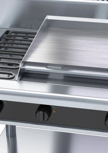 Waldorf Bold Rnb8606E Ls 900Mm Electric Cooktop Leg Stand - Whisk Hospitality - RNB8606E-LS