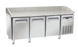 Saltas Marble Top Pizza Fridge 3 Door MPB0030 - Whisk Hospitality - MPB0030