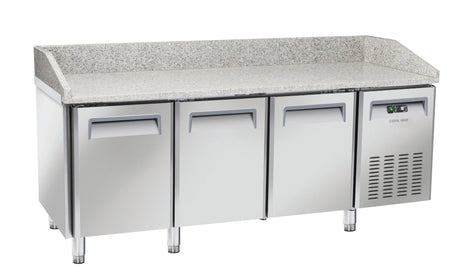 Saltas Marble Top Pizza Fridge 3 Door MPB0030 - Whisk Hospitality - MPB0030
