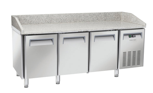 Saltas Marble Top Pizza Fridge 3 Door MPB0030 - Whisk Hospitality - MPB0030