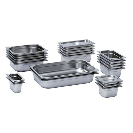 Mixrite GN PANS (201 STAINLESS STEEL) 325X176X20|MIXRITE 13020 - Whisk Hospitality - 13020